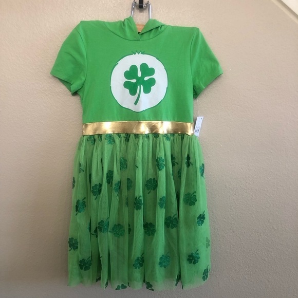 Care Bears Girls' Lucky St. Patrick's Day Tutú Dress NWT Size M8 - Picture 10 of 15